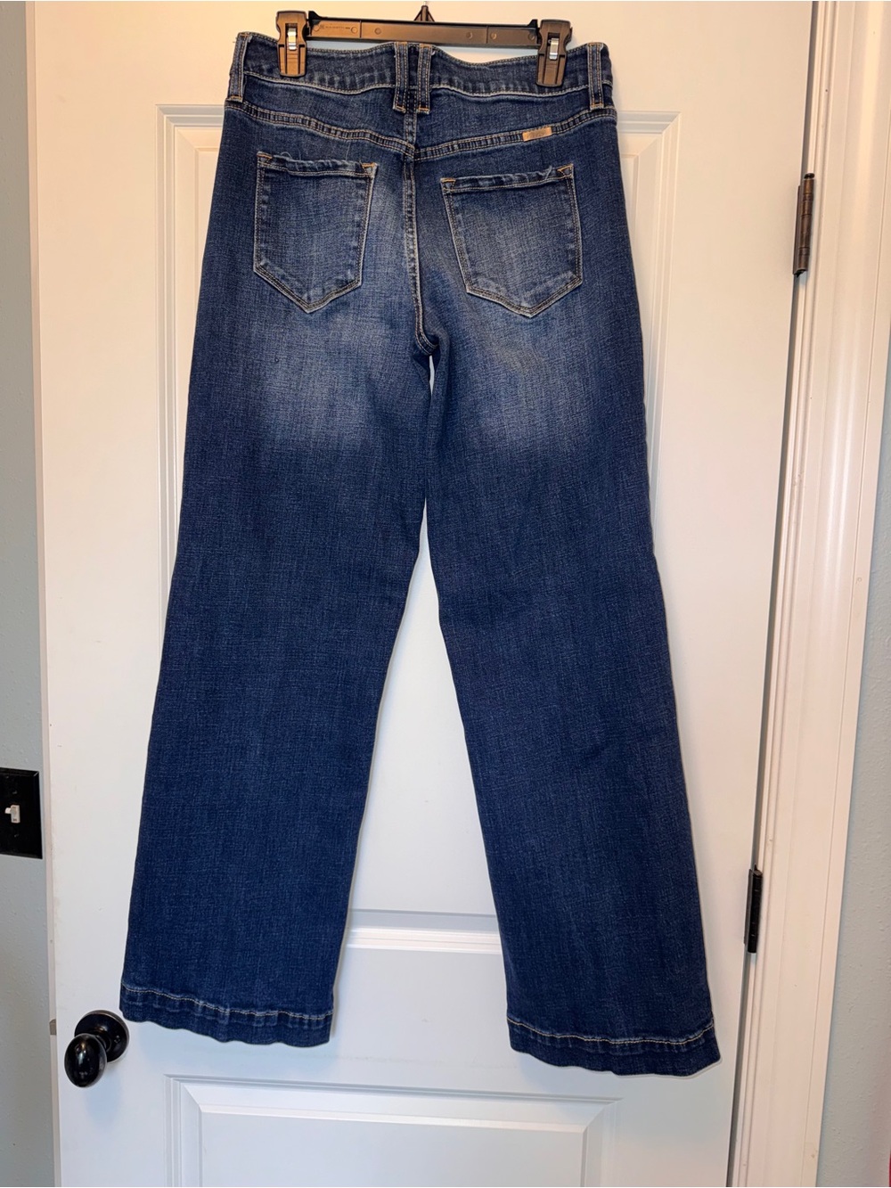 Kancan Wide-Leg Women's Jeans - Dark Blue Sz 9/28 - Picture 9 of 13